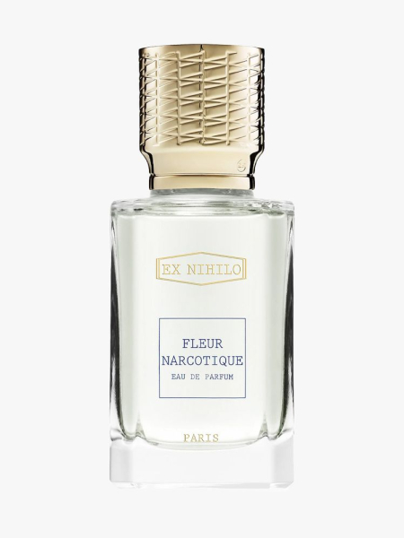 Ex Nihilo Fleur Narcotique Eau de Parfum in branded component on a light gray background