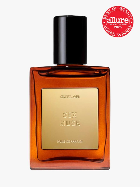 Cyklar Perfume Oil in branded component with best of beauty 2025 seal in the top right corner